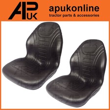 2 Black High Back Seat for